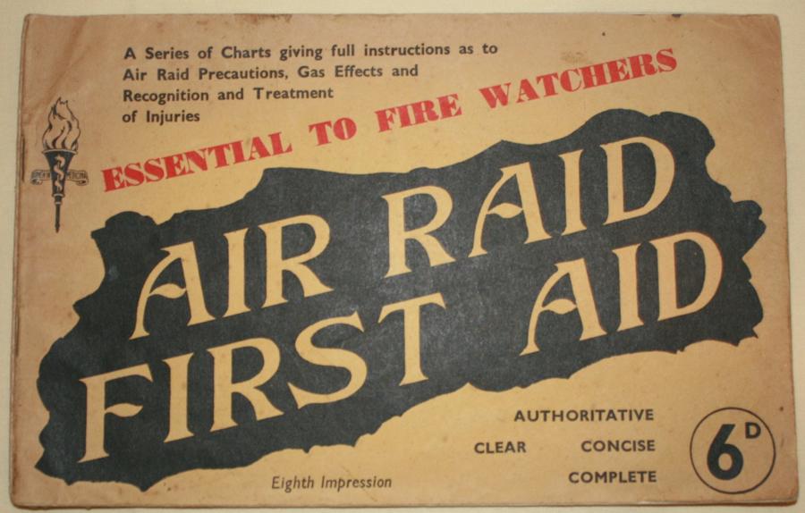A WWII ARP 1ST AID BOOKLET