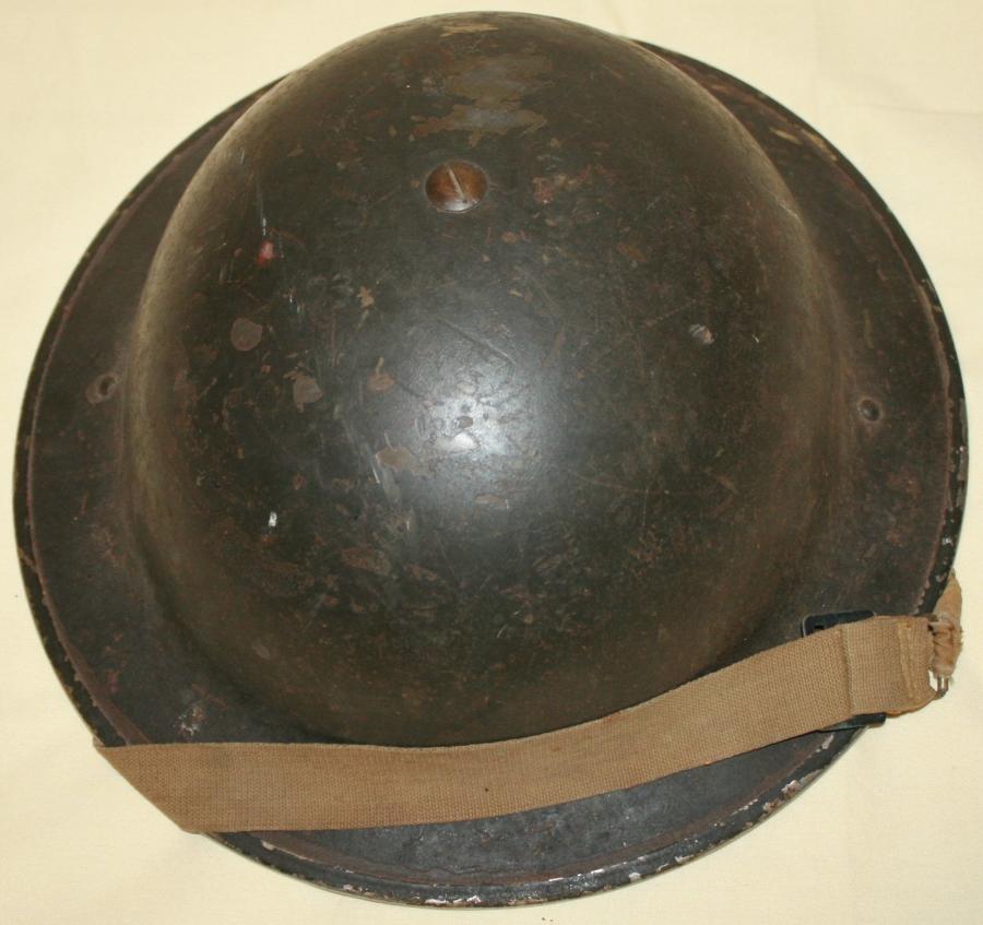 A WWII CANADIAN HELMET