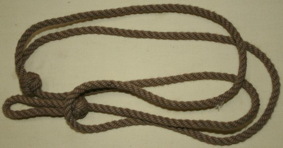 A WWII OTHER RANKS CLASP KNIFE LANYARD