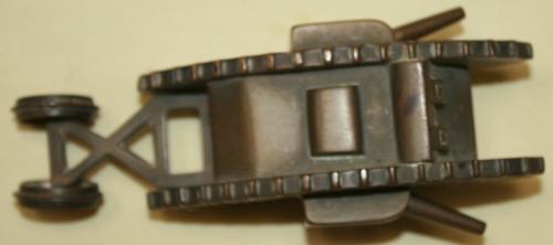 A WWI MODEL OF A BRITISH MKI TANK