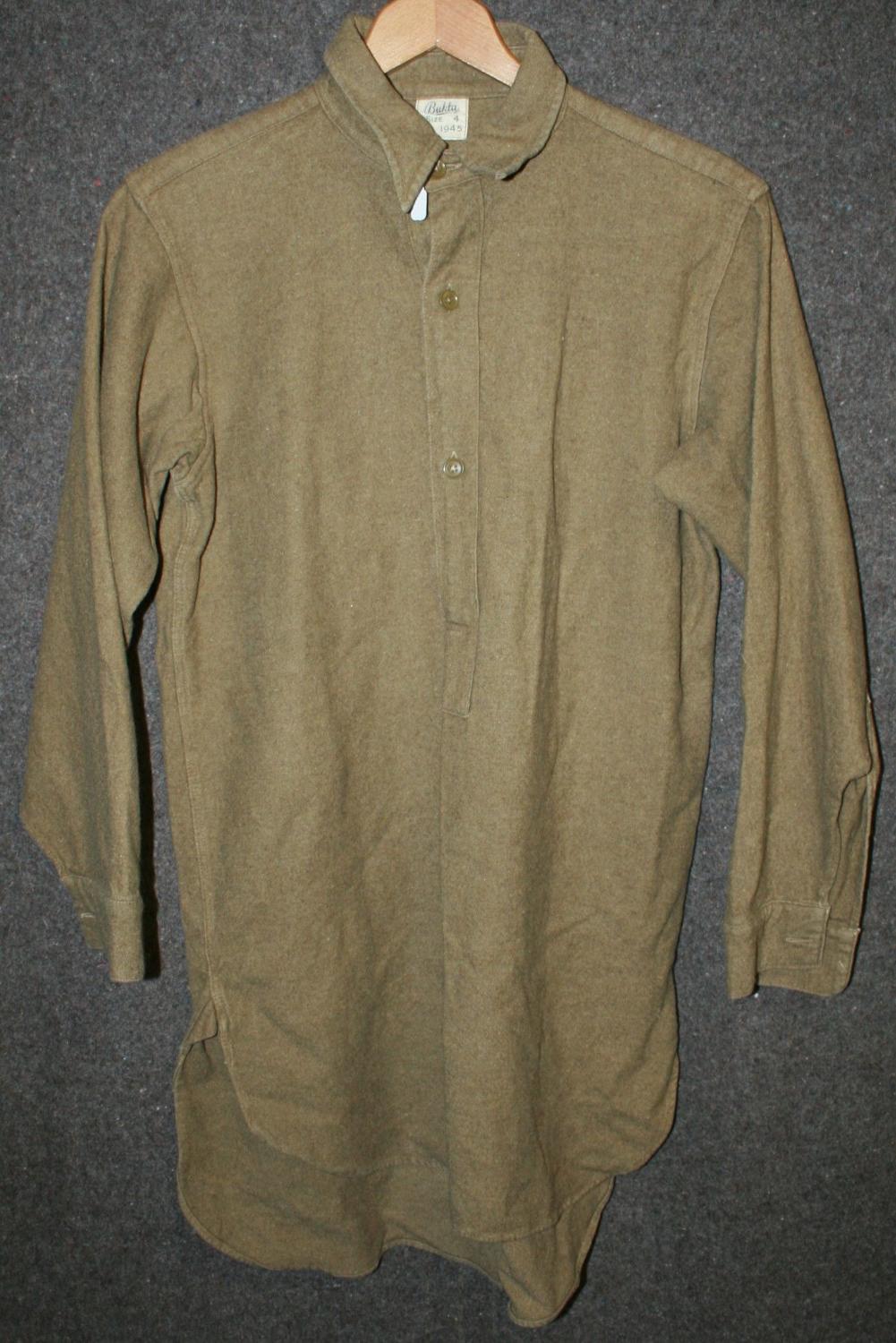 A 1945 DATED COLLAR ATTACHED SHIRT