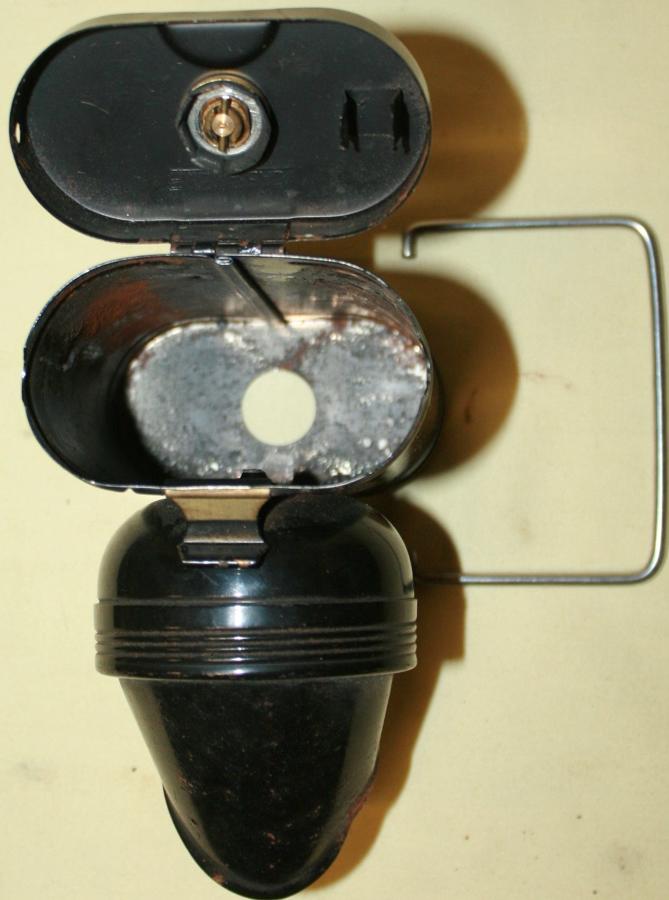 A WWII PERIOD ARP BIKE LAMP