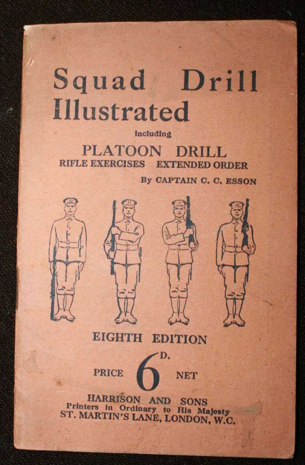 A WWI PERIOD SQUAD DRILL TRAINING BOOKLET