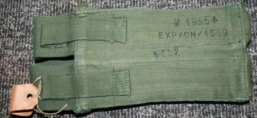 A MKI 1955 DATED EXPERIMENTAL STERLING MAGAZINE POUCH