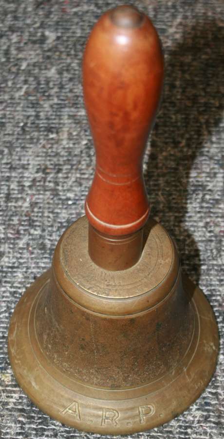 A WWII ARP HAND BELL