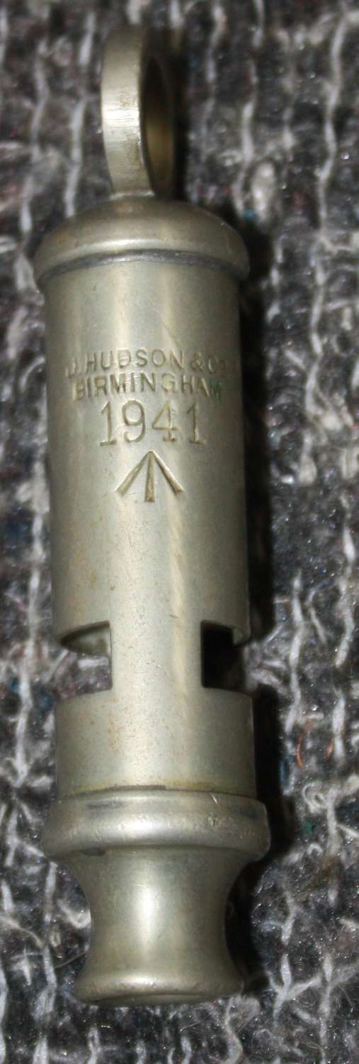 A 1941 DATED WD ISSUE WHISTLE