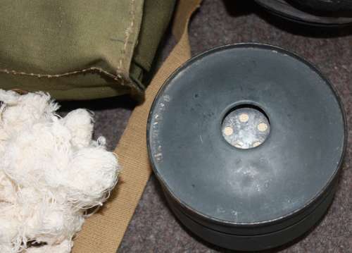 A GOOD WWII BRITISH MADE GAS MASK LIGHT POST WAR USE