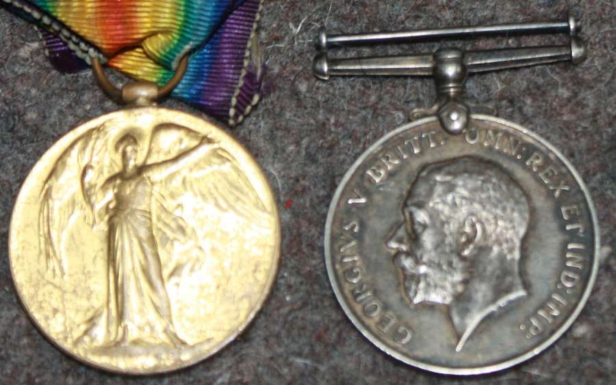 A WWI PAIR TO 306374 PTE T SHUFFLETON LIVERPOOL REGT