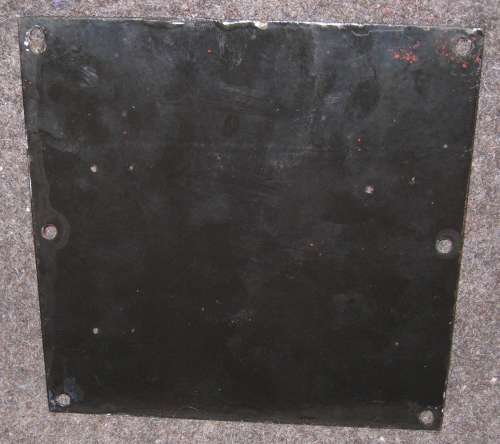 A WWII ARP / HMOW GAS MAIN CONTROL VALVE SIGN