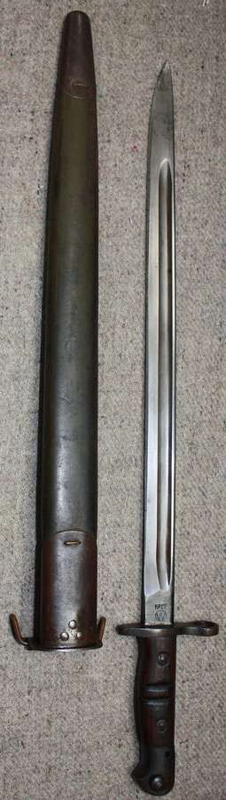 A US 1917 MODEL BAYONET MADE BY WINCHESTER