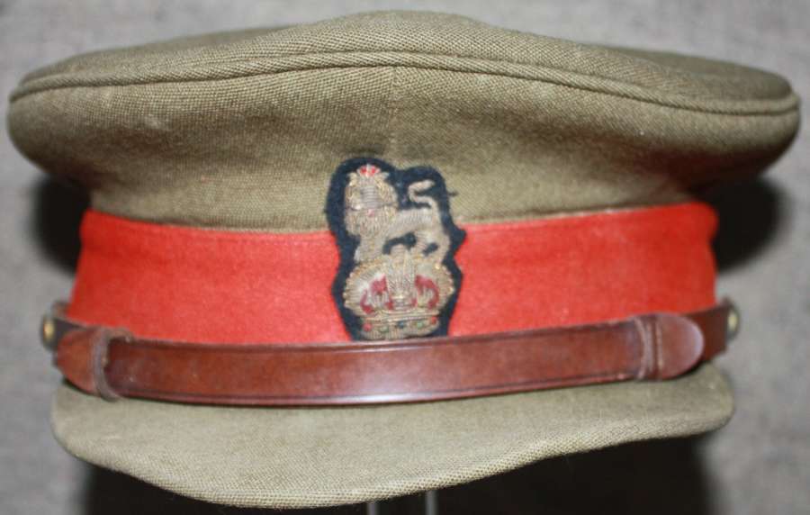 A EARLY POST WAR COLONELS FIELD SERVICE CAP 1952-53 PERIOD