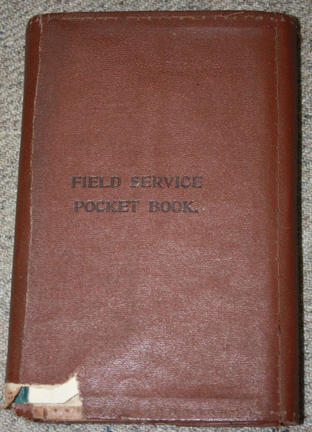 A 1916 COPY OF THE 1914 FIELD SERVICE POCKET BOOK