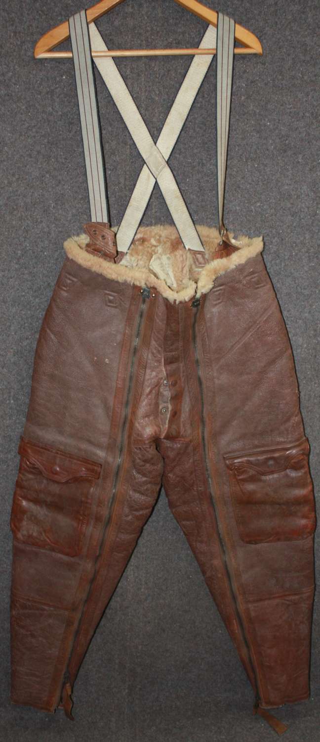 A VERY GOOD CONDITION PAIR OF SIZE 3 1940 DATED IRVIN TROUSERS