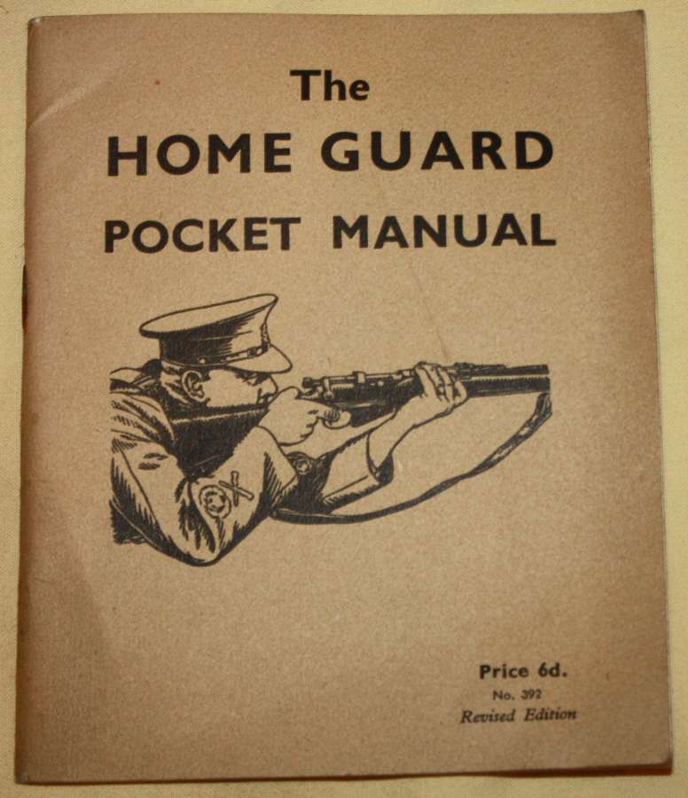 A GOOD WWII HOME GUARD POCKET BOOK AND HOME GUARD ARMBAND