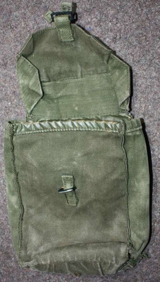 A 1970'S USED SAS ESCAPE AND EVASION POUCH