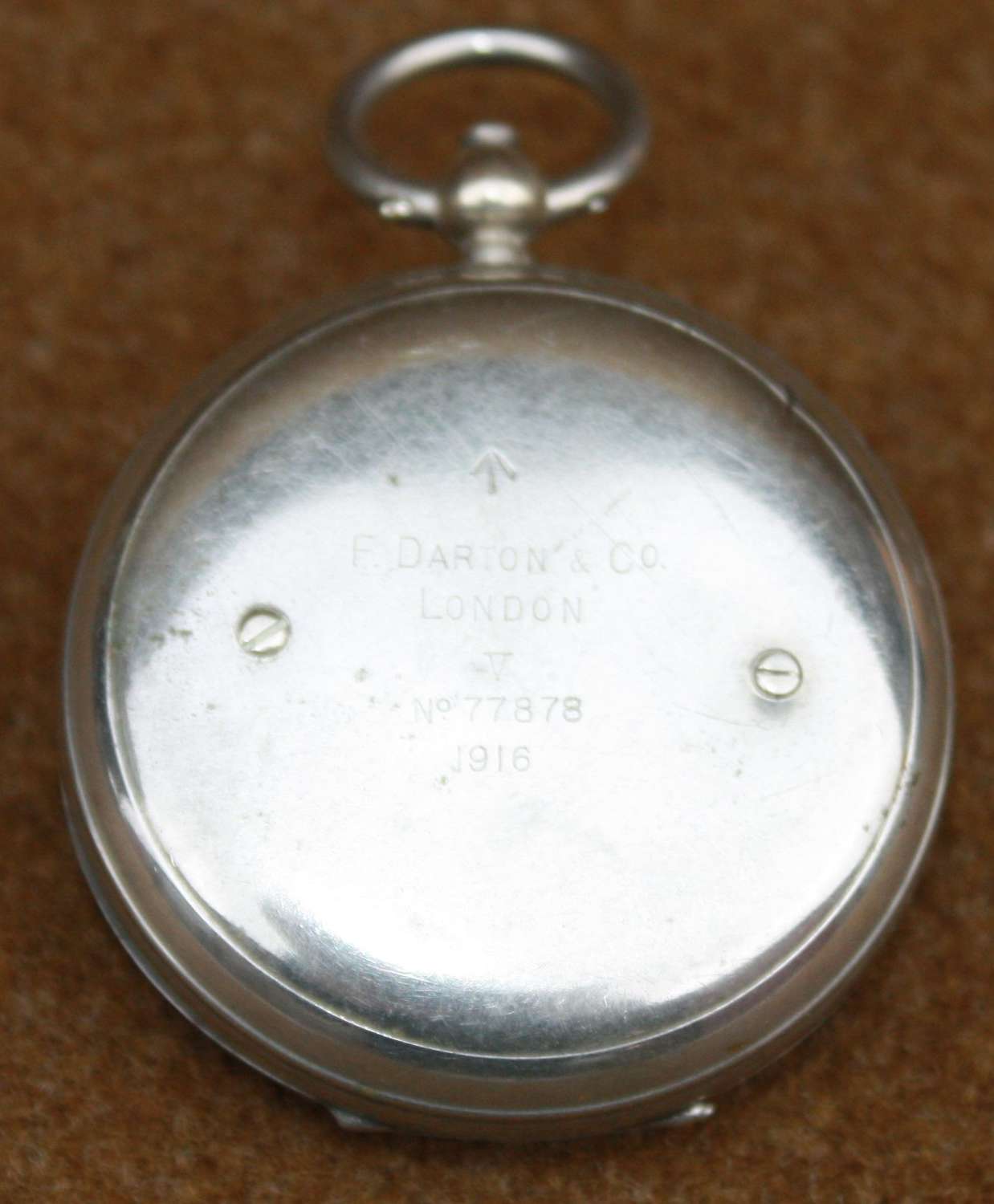 A 1916 DATED BRITISH ISSUE POCKET COMPASS