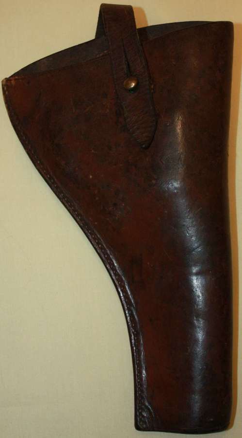 A VERY GOOD EARLY WWI 1915 DATED OPEN TOP PISTOL HOLSTER 03 PATTERN