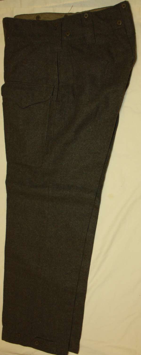 A VERY GOOD PAIR OF CANADIAN 1945 DATED BD TROUSERS