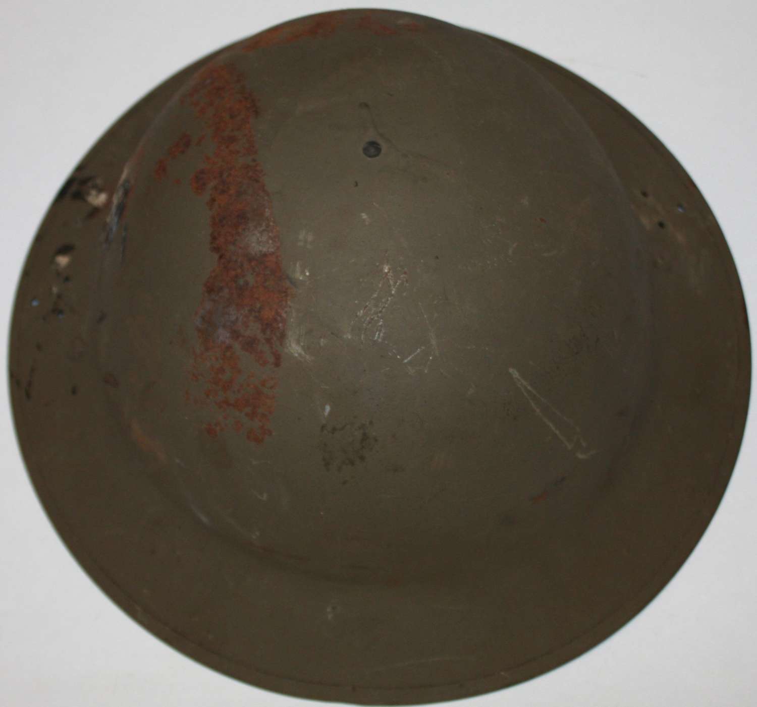 A WWII HOME GUARD ISSUE 1940 / 1941 DATED HELMET