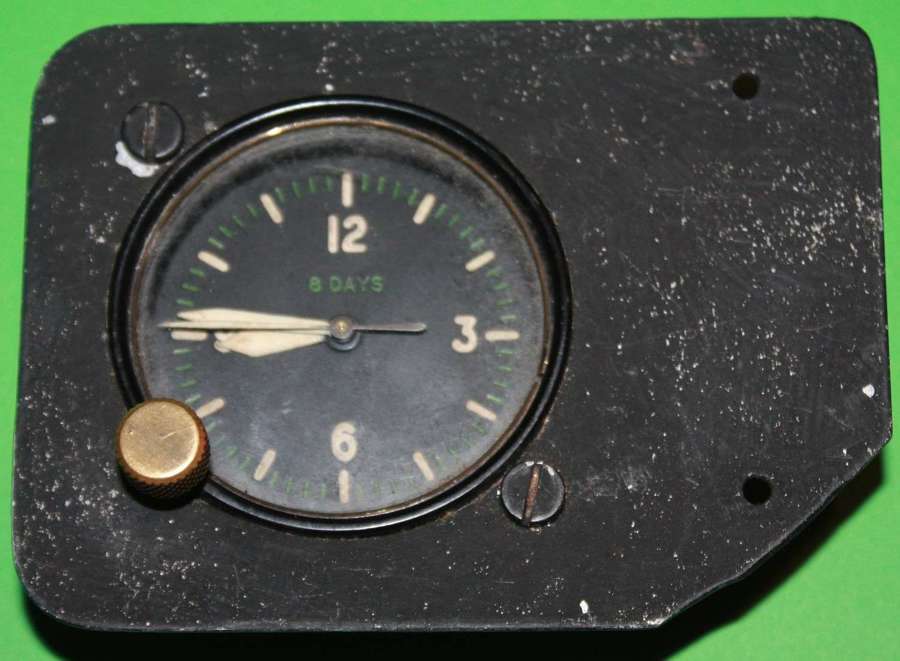 A RAF 8 day clock working but requires calibrating 6A/2958 2755/51