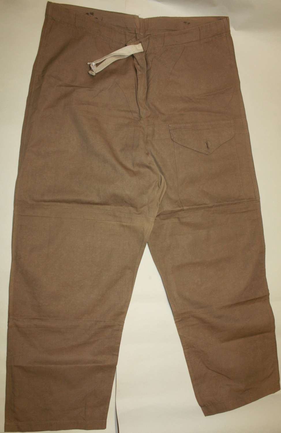 A VERY GOOD MINT PAIR OF THE BRITISH TAN WINDPROOF TROUSERS  SIZE 2