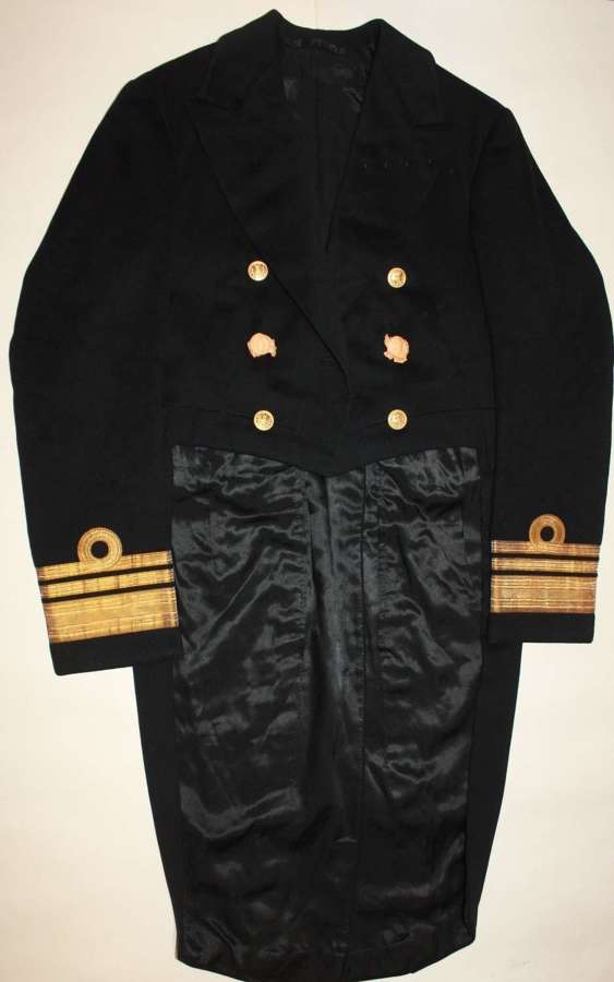 A 1947 DATED VICE ADMARIALS TAIL COAT  NEAR MINT UNWORN EXAMPLE