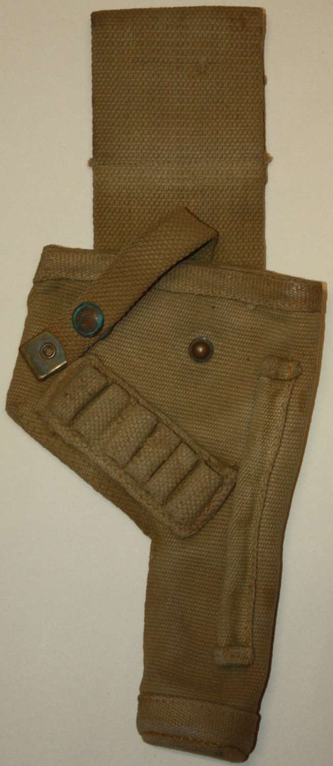A WWII CONVERTED TANK HOLSTER