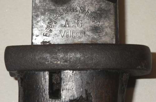 A 1918 DATED GERMAN K 98 BAYONET IN RESONABLE CONDITION