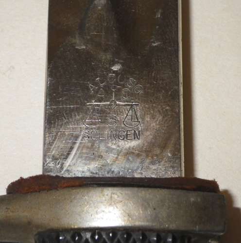 A WWII German parade bayonet made by Alcuso Solinger