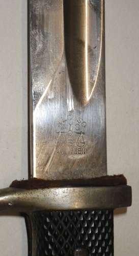 A WWII German parade bayonet made by Alcuso Solinger