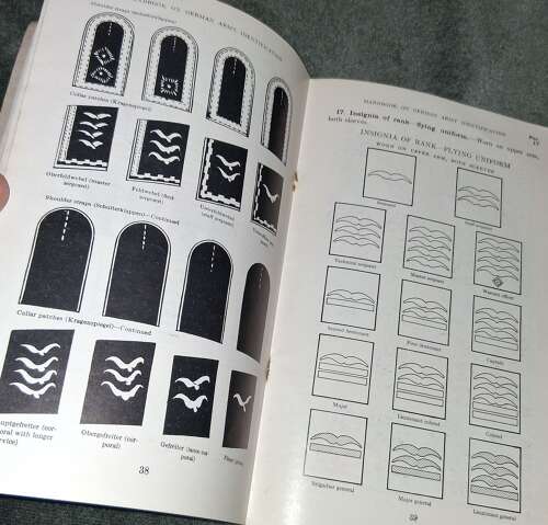 A good scarce example of the British Handbook on german army uniforms